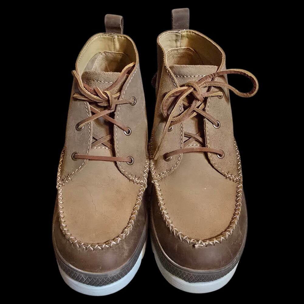 NIB, Manitobah Men's Mukluks Mesa Chukka Boots Oak, Size 10